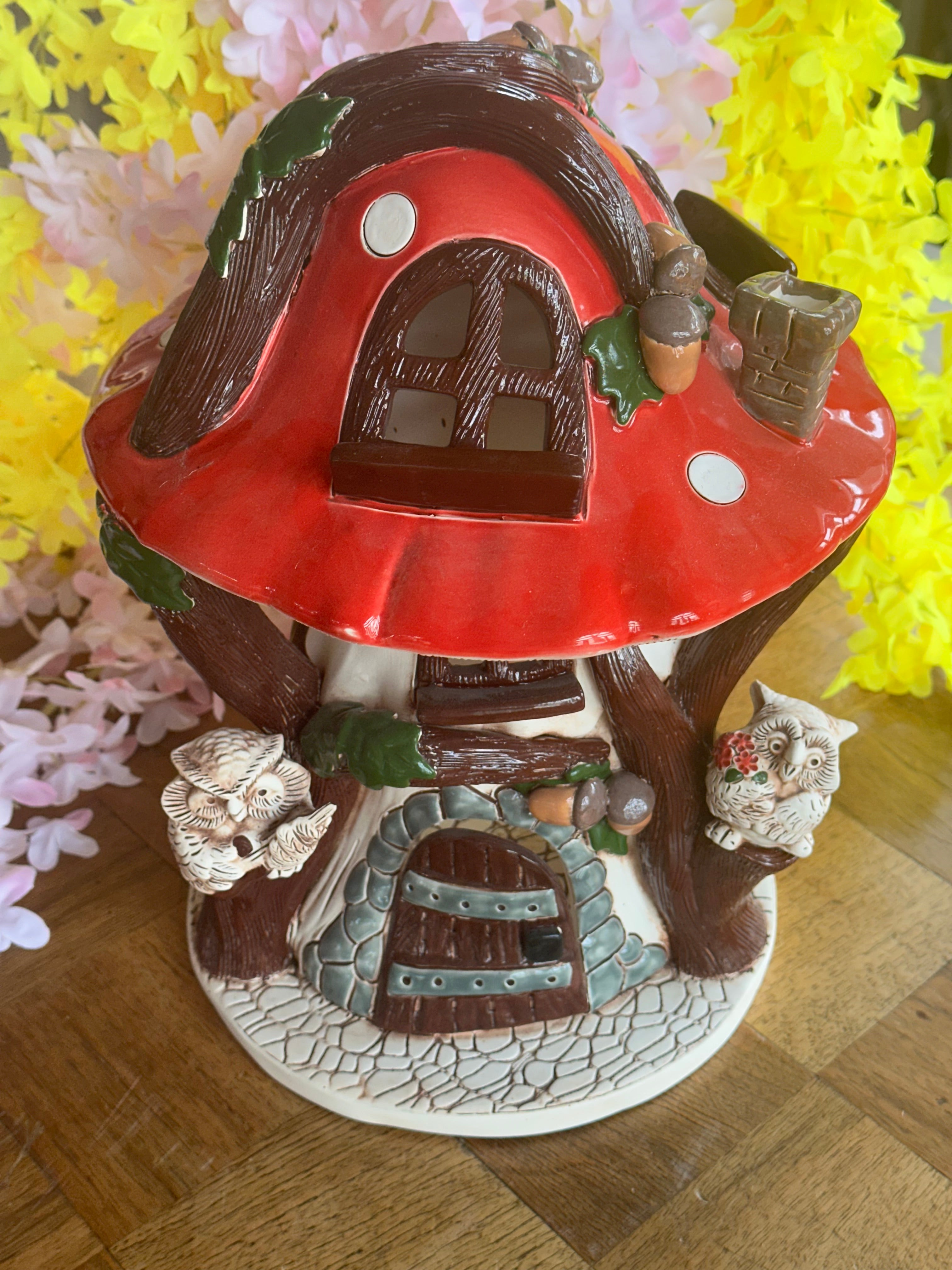 Maison Champignon Féérique – Figurine Décorative