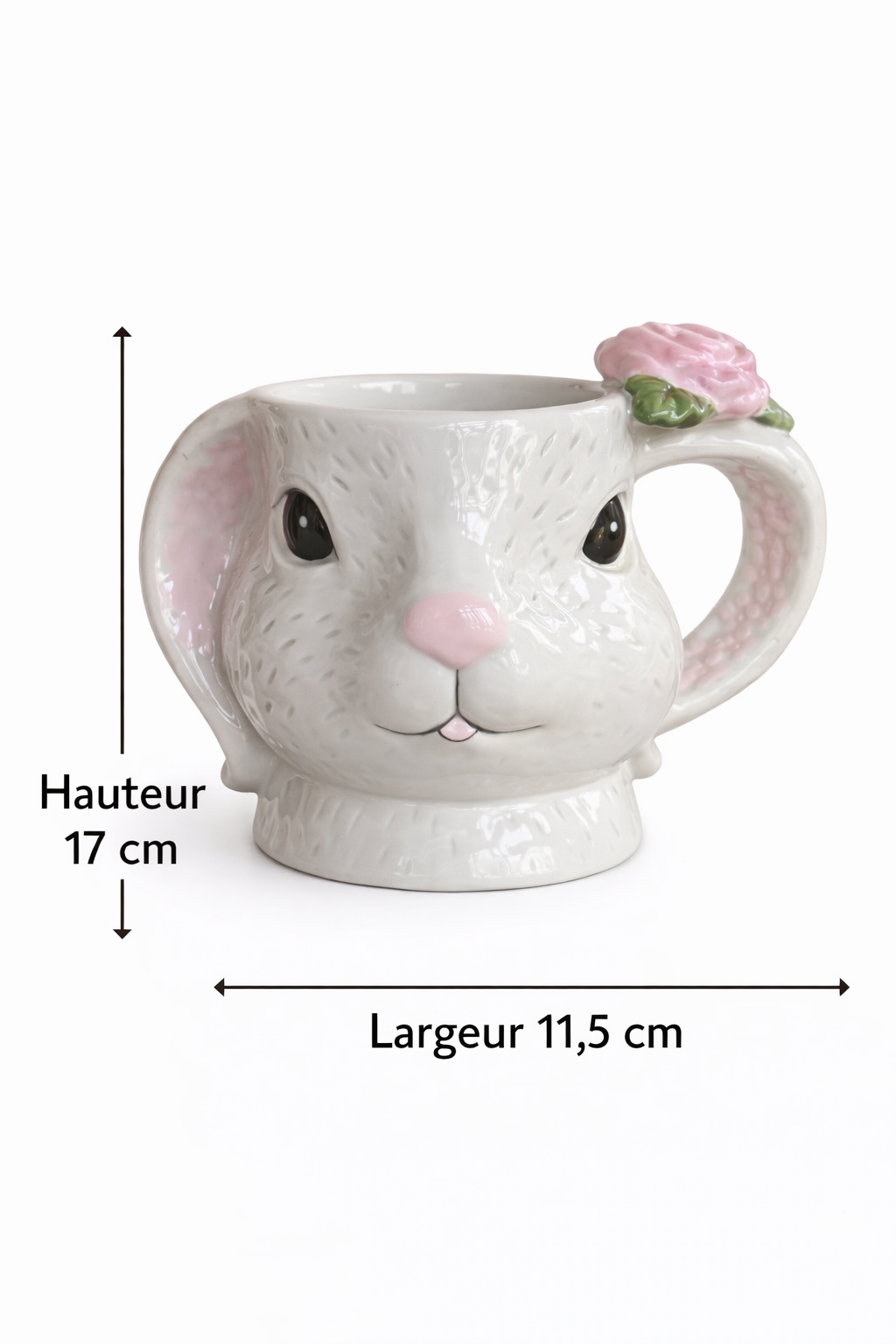 Mug lapin en céramique – Douceur et fantaisie