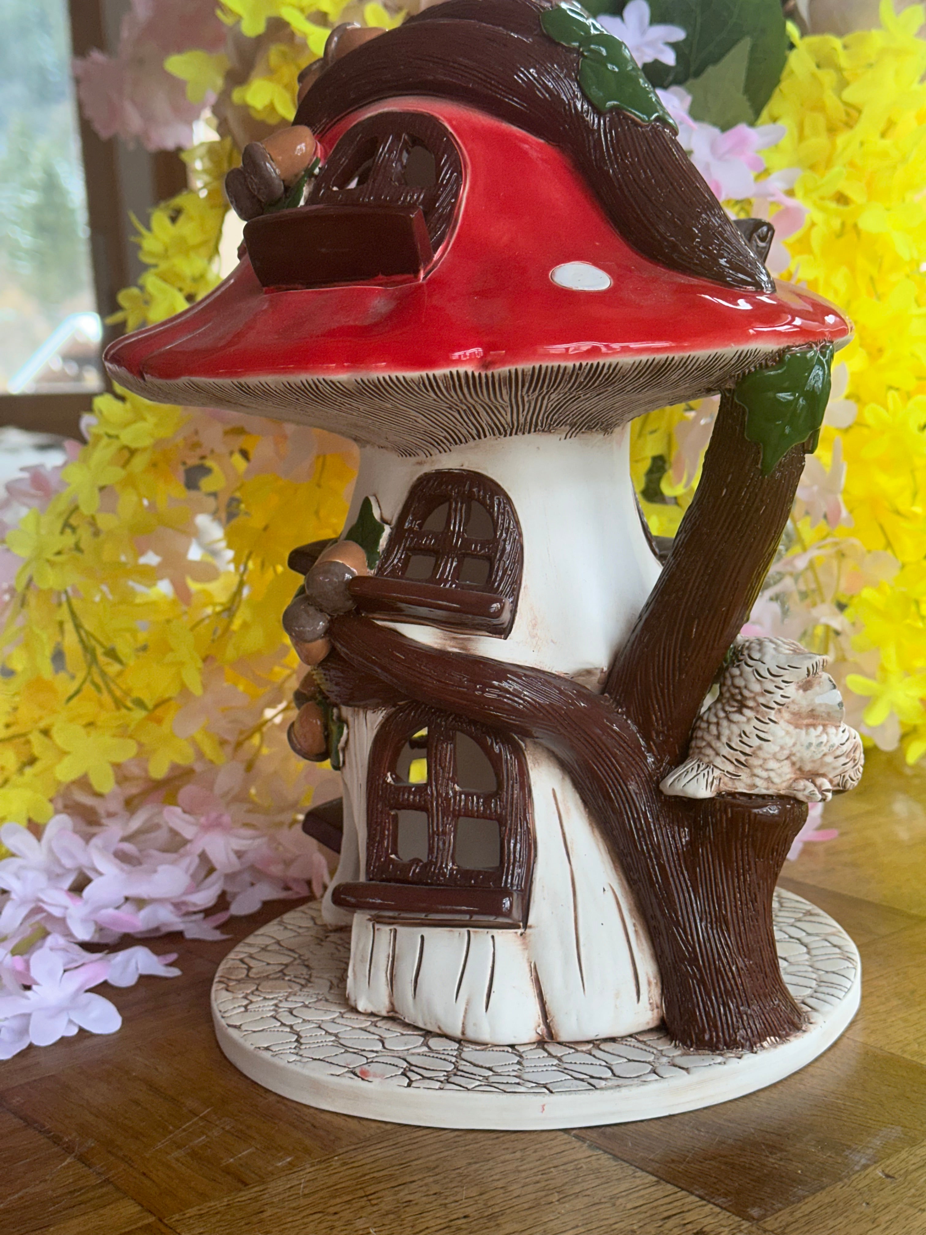 Maison Champignon Féérique – Figurine Décorative