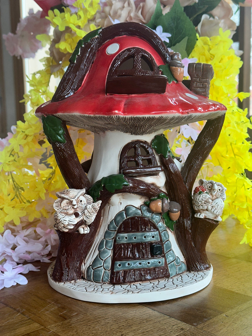 Maison Champignon Féérique – Figurine Décorative