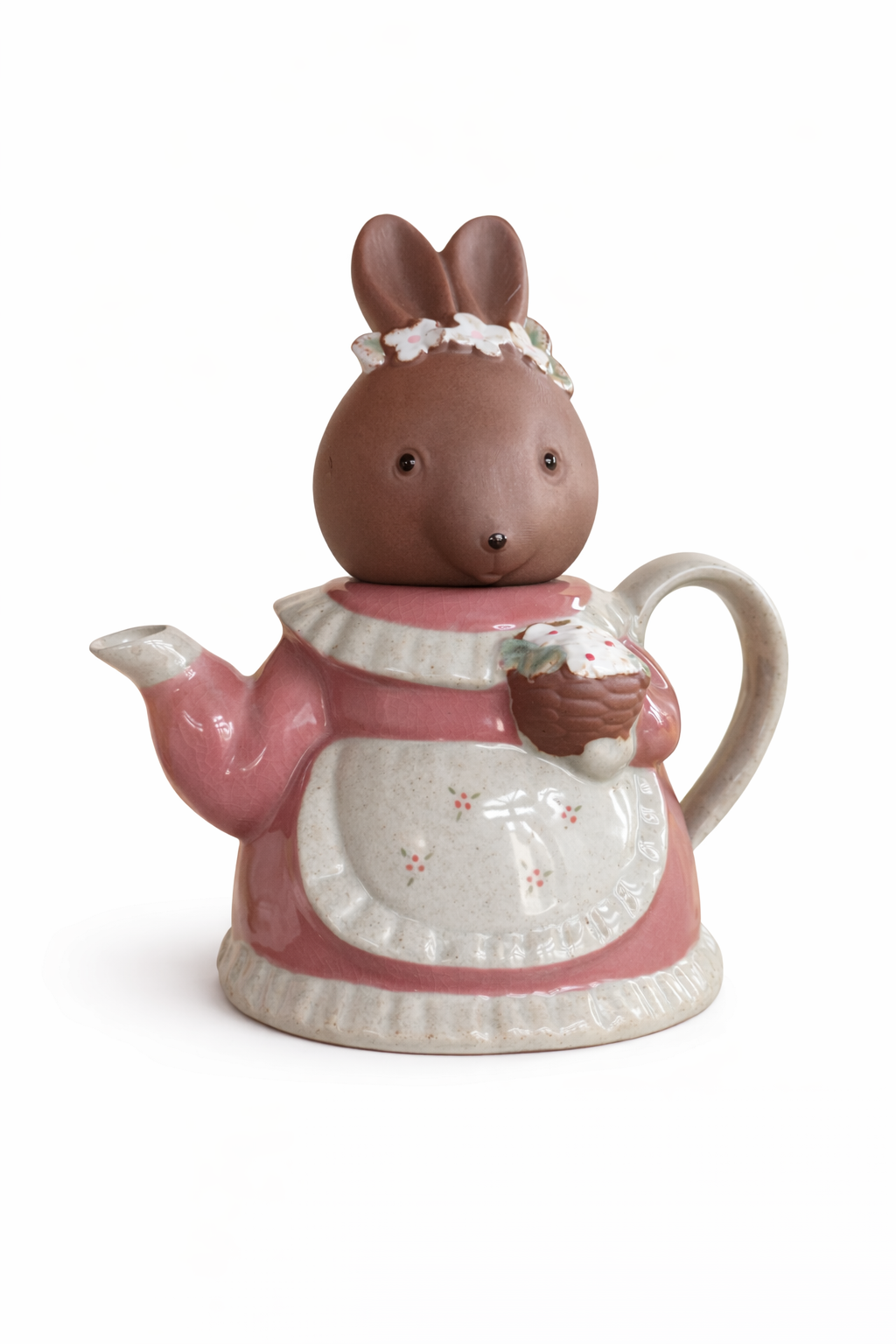 Théière lapin en céramique – Charme printanier